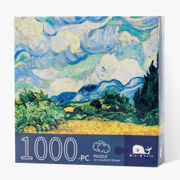 Jigsaw Puzzle Wheat Field Oil Painting 1000 Pieces Mw4141 - Wheat Field Oil Painting 1000 Pieces Mw4141 - 0.6KG