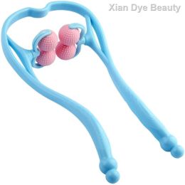 Cervical spine massager multi-functional kneading household manual neck neck press shoulder neck roller massager neck cl - Upgrade four-ball