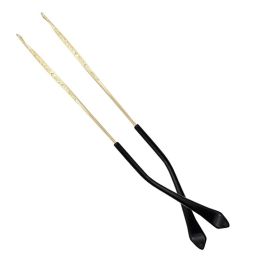 1 Pair Classic Reading Glasses Replacement Temple Metal Frame Temple, Gold - Default