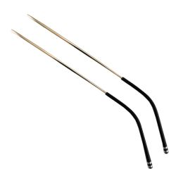 1 Pair Eyeglasses Replacement Temple Thin Metal Frame Arms for Reading Glasses, Gold - Default
