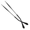 1 Pair Vintage Reading Glasses Replacement Temple Metal Glasses Frame Temple, Black - Default