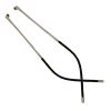 1 Pair Vintage Eyeglass Metal Frame Temple Reading Glasses Replacement Temple, Silver - Default
