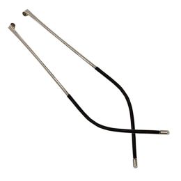 1 Pair Vintage Eyeglass Metal Frame Temple Reading Glasses Replacement Temple, Silver - Default