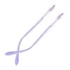 1 Pair Women Rhinestone Replacement Temples Eyewear Legs for Rimless Glasses, Purple - Default