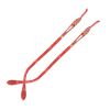 1 Pair Metal Glasses Replacement Temple Rhinestone Eyeglass Frame Legs for Women, Red - Default