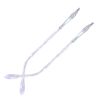 1 Pair Metal Glasses Replacement Temple Rhinestone Eyeglass Accessories for Women, Silver - Default