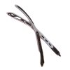1 Pair Adjustable Plastic Glasses Replacement Temples Legs for Kids, Grey - Default