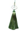Chinese Style Clouds With Green Tassels Car Interior Hanging Ornaments For Wishful Blessing - Default