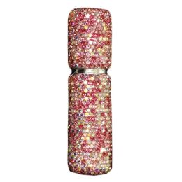 10ML Rhinestone Perfume Dispenser Bottle Bling Bling Small Empty Spray Bottle Travel Portable Toner Bottle,Pink - Default