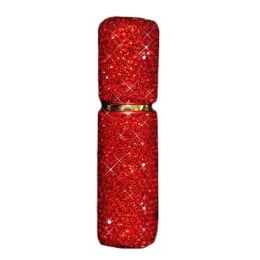 10ML Rhinestone Perfume Dispenser Bottle Bling Bling Small Empty Spray Bottle Travel Portable Toner Bottle,Red - Default