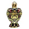 10ML Vintage Perfume Bottle Black Heart Shaped Glass Perfume Dispenser Bottle Essential Oil Empty Bottle Refillable Container - Default