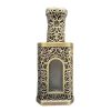 25ML Bronze Spray Perfume Bottle Cosmetic Frosted Glass Bottle Vintage Hollow Spray Glass Empty Bottle Refillable Container - Default