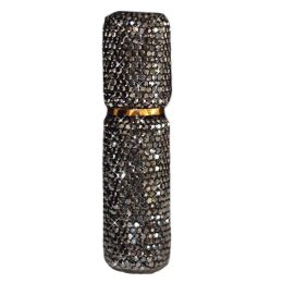 10ML Rhinestone Perfume Dispenser Bottle Bling Bling Small Empty Spray Bottle Travel Portable Toner Bottle,Black - Default