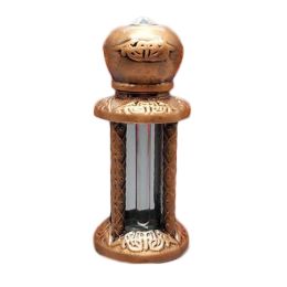 4ML Bronze Perfume Bottle Essential Oil Glass Bottle Vintage Dispenser Empty Bottle Portable Refillable Container - Default