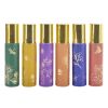 6Pcs 10ML Chinese Style Essential Oil Roller Ball Bottles Dispenser Glass Empty Perfume Bottles Portable Refillable Containers - Default