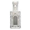 25ML Silver Spray Perfume Bottle Cosmetic Frosted Glass Bottle Vintage Hollow Spray Glass Empty Bottle - Default