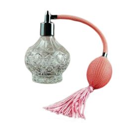 90ML Vintage Spray Airbag Perfume Bottle Empty Bottle Toner Fine Mist Dispensing Bottle Refillable Container - Default