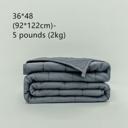 Gravity Quilt Cotton Weighted Blanket - Dark Grey - 2kg