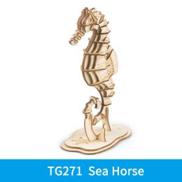 Robotime 3D Wooden Puzzle Toy-Assembly Tiny Animal Puzzle-Home Decoration - Unique Birthday/Easter Day Gift for Boys Girls - TG271
