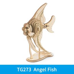 Robotime 3D Wooden Puzzle Toy-Assembly Tiny Animal Puzzle-Home Decoration - Unique Birthday/Easter Day Gift for Boys Girls - TG273