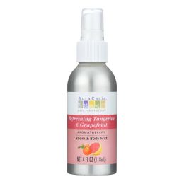 Aura Cacia - Aromatherapy Mist Tangerine Grapefruit - 4 fl oz - 0455493