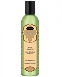 Kama Sutra Naturals Massage Oil Vanilla Sandalwood 8oz - TCN-KS10244