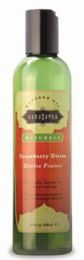 Kama Sutra Naturals Massage Oil Strawberry Divine 8oz - KS10194