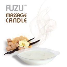 Fuzu Massage Candle Warm Vanilla Sugar 4oz - DLMCVANI