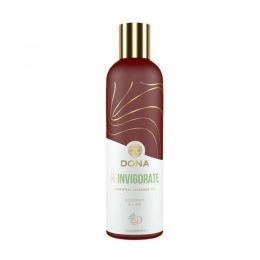 Dona Essential Massage Oil Reinvigorate Coconut &amp; Lime 4oz - JO40456