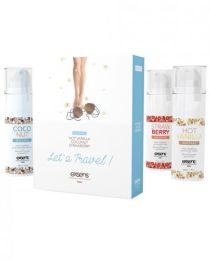 Exsens Of Paris Let&#039;s Travel Massage Oil Set - TCN-7757-99