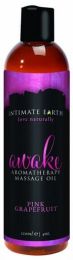 Intimate Earth Awake Massage Oil 4oz - IE043120