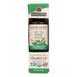 Nature's Answer - Organic Essential Oil - Sage - 0.5 oz. - 1873918