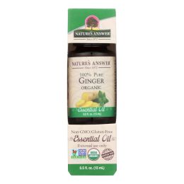 Nature's Answer - Organic Essential Oil - Ginger Root - 0.5 oz. - 1873876