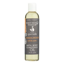 Soothing Touch Bath and Body Oil - Sandalwood - 8 oz - 0516187