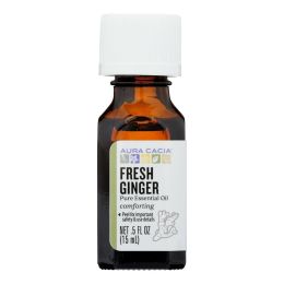 Aura Cacia - Essential Oil - Fresh Ginger - 0.5 oz. - 1830678