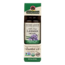 Nature's Answer - Organic Essential Oil - Lavender - 0.5 oz. - 1619998