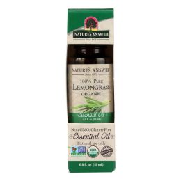 Nature's Answer - Organic Essential Oil - Lemongrass - 0.5 oz. - 1620020