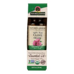 Nature's Answer - Organic Essential Oil - Clove - 0.5 oz. - 1619949