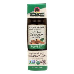 Nature's Answer - Organic Essential Oil - Cinnamon - 0.5 oz. - 1619923
