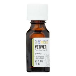 Aura Cacia - Pure Essential Oil Vetiver - 0.5 fl oz - 0714147