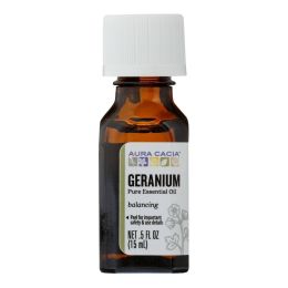 Aura Cacia - Pure Essential Oil Geranium - 0.5 fl oz - 0620260