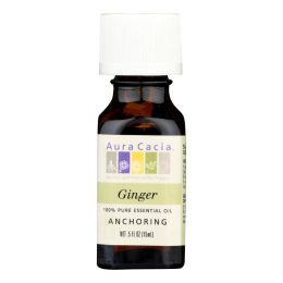 Aura Cacia - Essential Oil Ginger - 0.5 fl oz - 0714220