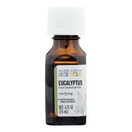 Aura Cacia - Pure Essential Oil Eucalyptus - 0.5 fl oz - 0444927