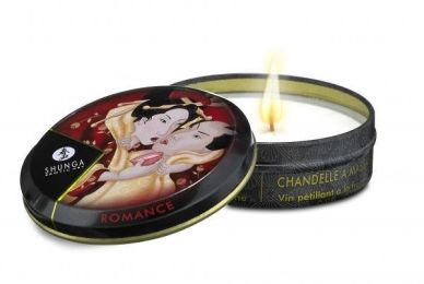 Massage Candle Sparkling Strawberry Wine 1oz. - SH4608