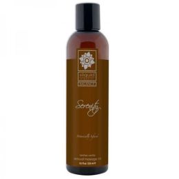 Sliquid Organics Serenity Massage Oil 4.2 oz- Tahitian Vanilla - SL070