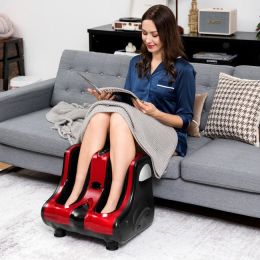 Shiatsu Kneading Rolling Vibration Heating Foot Massager - as show