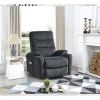 Massage heating electric lift-up chair - gray