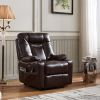 Large size Electric Power Lift Recliner Chair Sofa for Elderly - brown