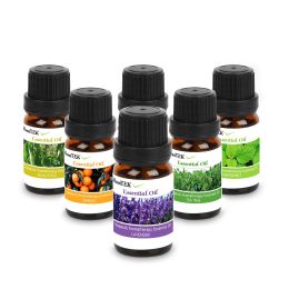 6-Bottle Therapeutic Aromatherapy Essential Oils - Multi-Color