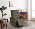 Massage heating electric lift-up chair - Light Brown
